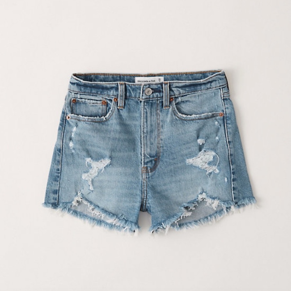 Abercrombie High Rise Mom Shorts